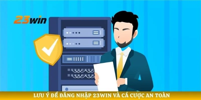 Lưu ý để đăng nhập 23WIN và cá cược an toàn