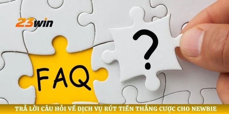 Trả lời câu hỏi về dịch vụ rút tiền thắng cược cho newbie