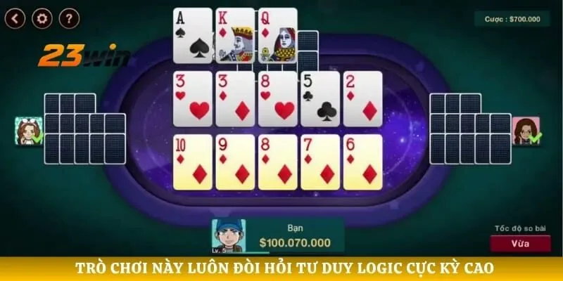 Trò chơi này luôn đòi hỏi tư duy logic cực kỳ cao 