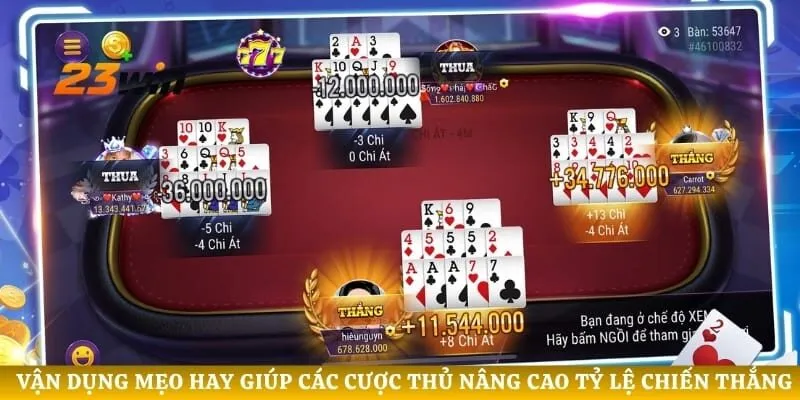 Vận dụng mẹo hay giúp các cược thủ nâng cao tỷ lệ chiến thắng 
